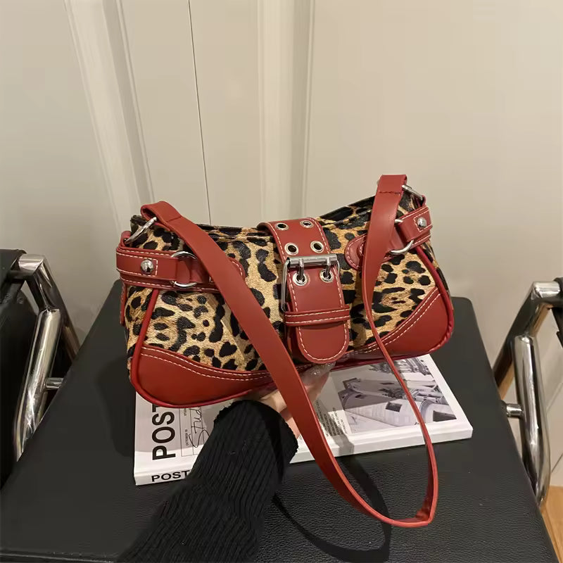 RED Leopard bag