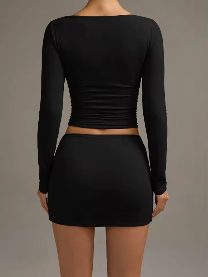 Bodycon mini skirt